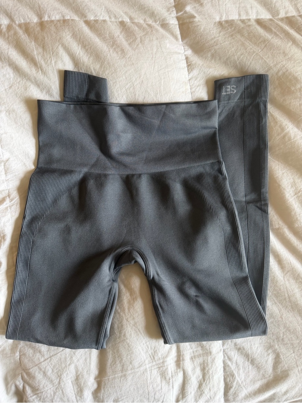 SET Active Sculptflex High-Waisted Leggings – Gray – Size Small